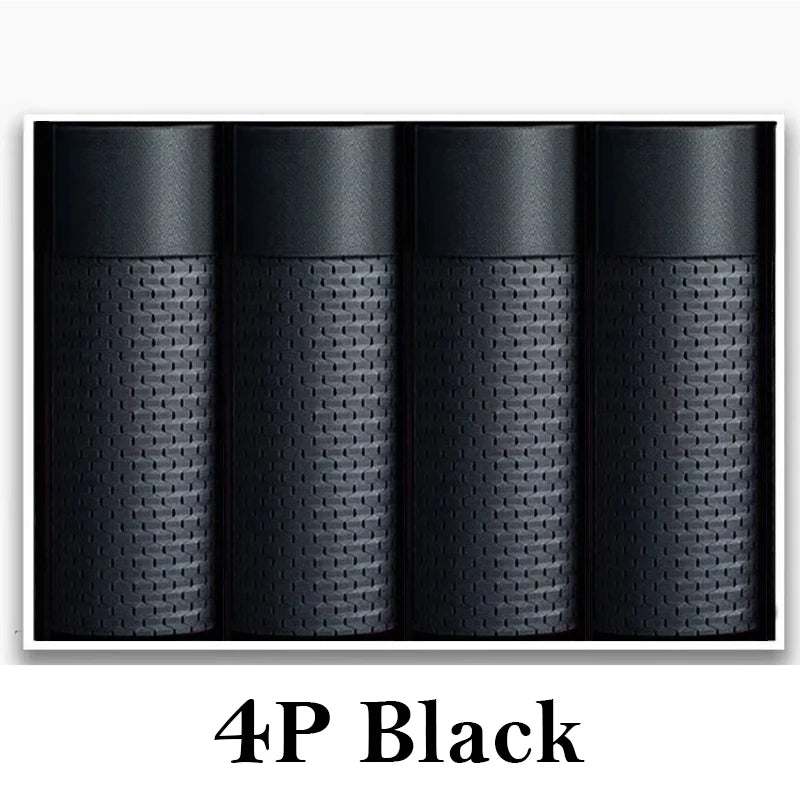 Alobee 4Pcs Bamboo wear Bamboo Boxer Short Men Microfiber Boxer Briefs Underwear Compression Stretch