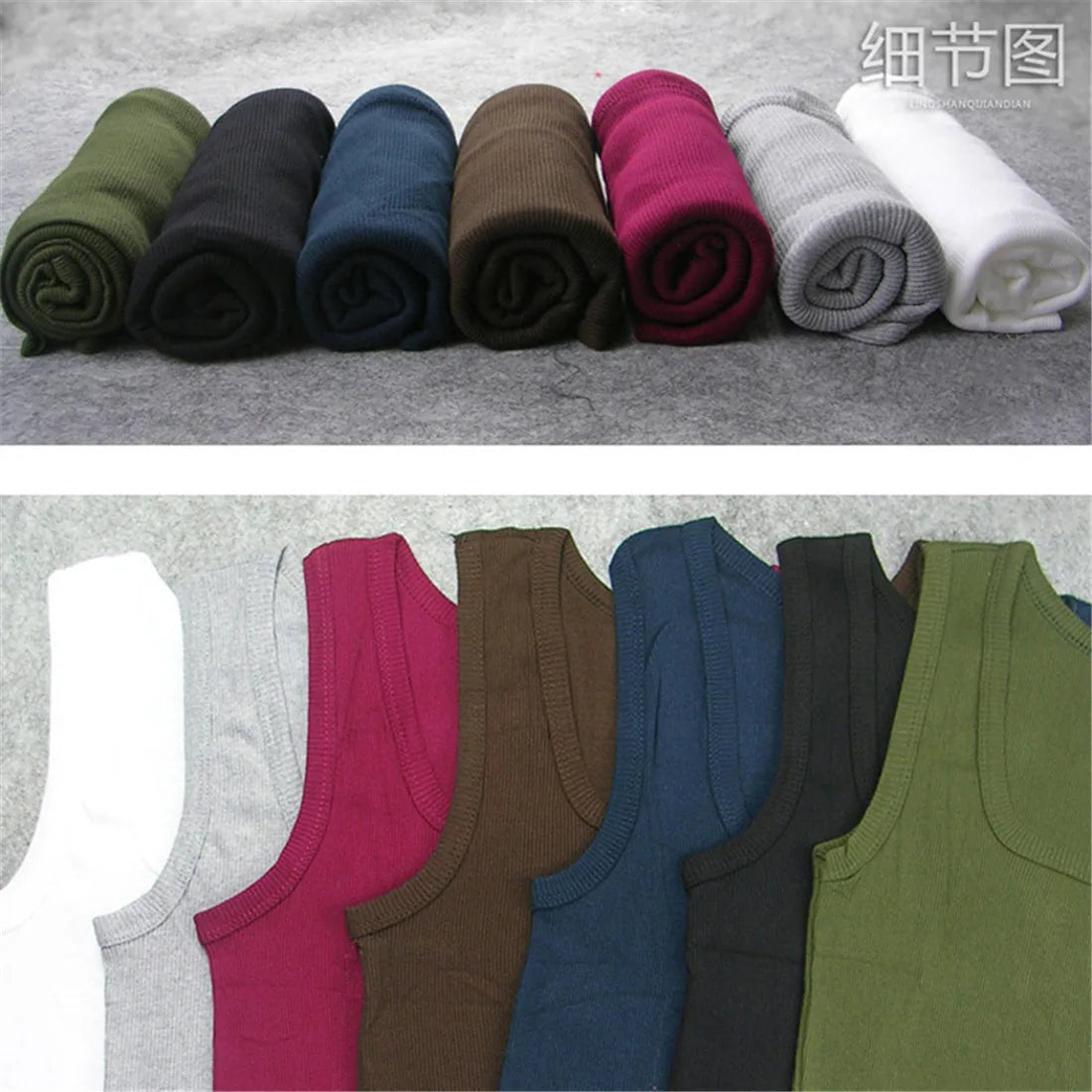 New Men's Pure Cotton Tight Vest Casual Sports Tank Tops Middle-aged Sleeveless Basic Tops Quick Drying Bodybuilding Vest